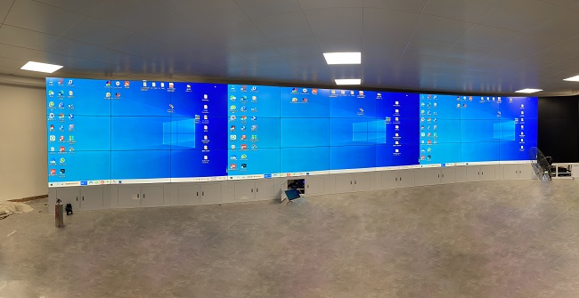 華邦瀛49寸3.5mm液晶拼接屏項(xiàng)目實(shí)拍圖 華邦瀛49寸3.5mm液晶拼接屏項(xiàng)目實(shí)拍圖