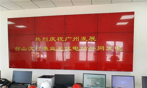 廣州發展臺山光伏電站拼接屏項目